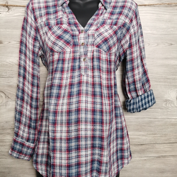 SMALL Motherhood Maternity, Soft Flannel Tunic EUC - Picture 4 of 7